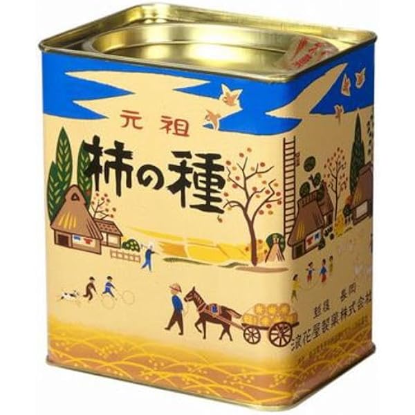 Amazon | 柿の種進物缶 25g×12袋 | 浪速屋製菓 | おつまみ・珍味